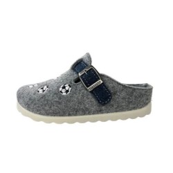 Fly Flot FLY FLOT Jungen Filz Pantoffel 200000-09 grey Hausschuh