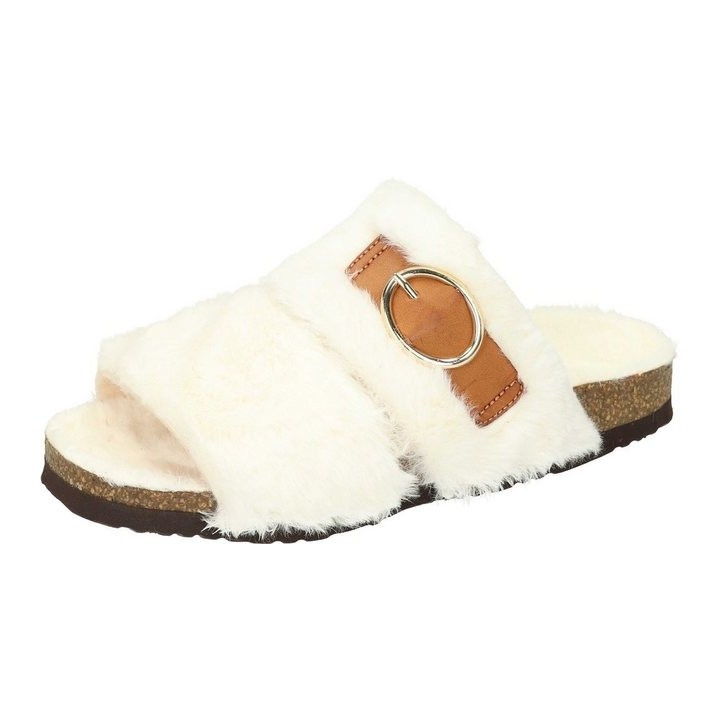 Dr. Brinkmann Hausschuhe Hausschuh aus Flauschstoff