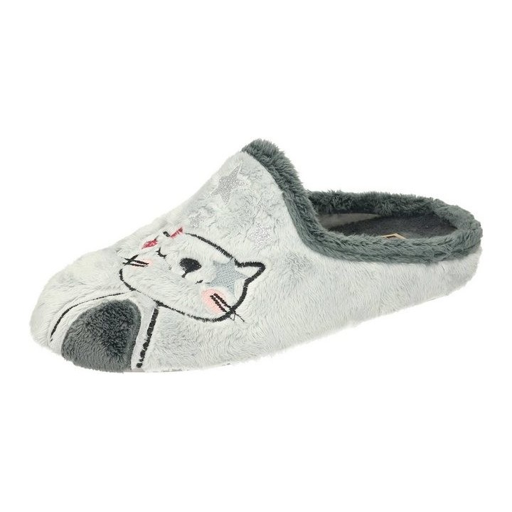 Manitu-Home Hausschuhe Hausschuh aus Flauschstoff