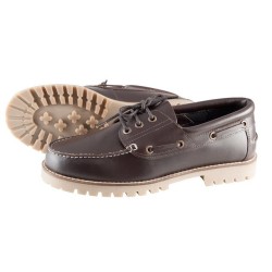 PFIFF Freizeitschuh / Bootsschuh Canvas Bootsschuh aus echtem Leder