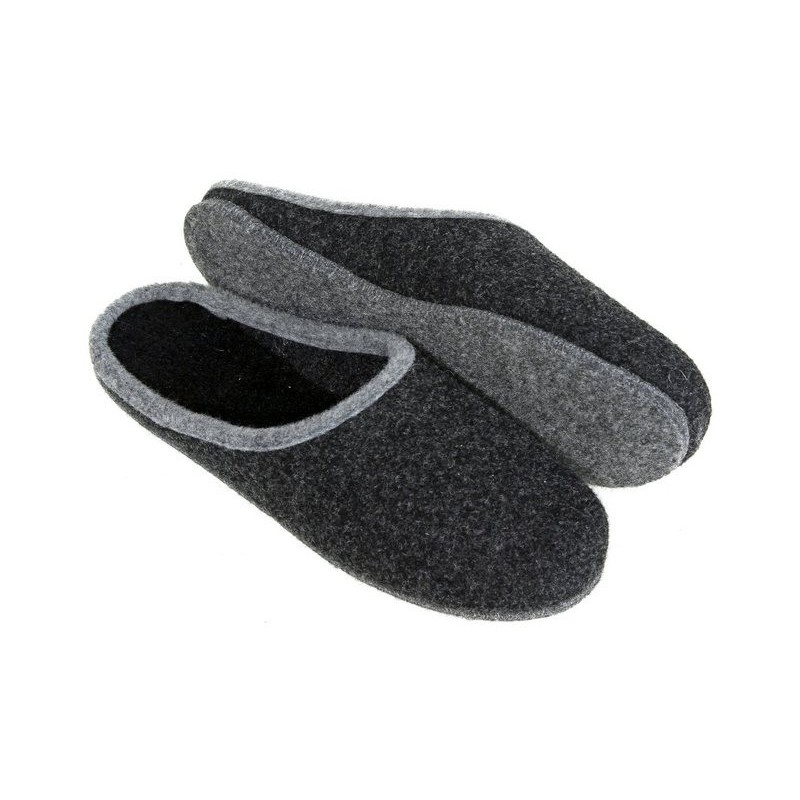 Pantoffelmann Wollfilzpantoffel Herren Filzpantoffel leichte Pantoffel Hausschuhe Pantoffel (1 Paar)