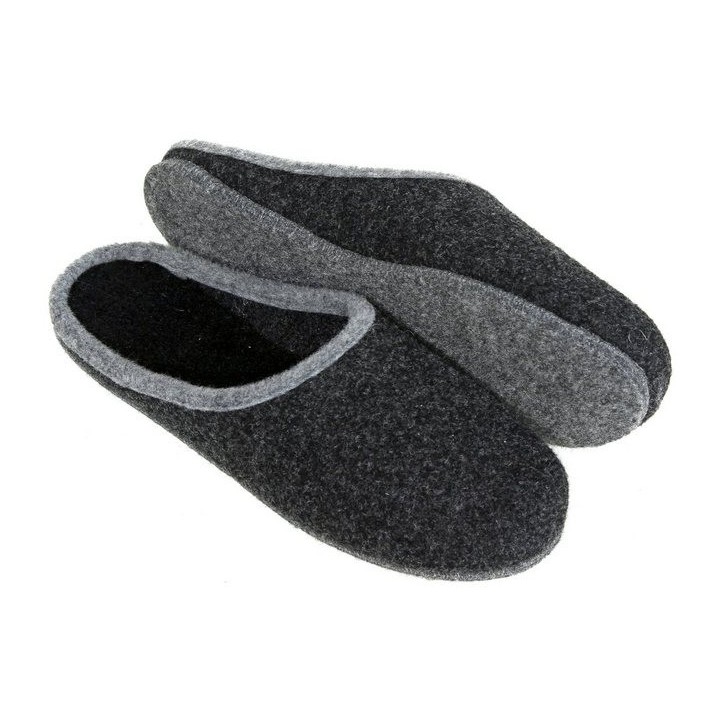 Pantoffelmann Wollfilzpantoffel Herren Filzpantoffel leichte Pantoffel Hausschuhe Pantoffel (1 Paar)