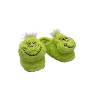 ONOMATO! Grinch Fleece Hausschuhe Pantoffeln Hausschuh