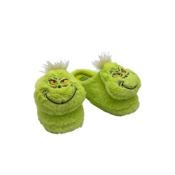 ONOMATO! Grinch Fleece Hausschuhe Pantoffeln Hausschuh