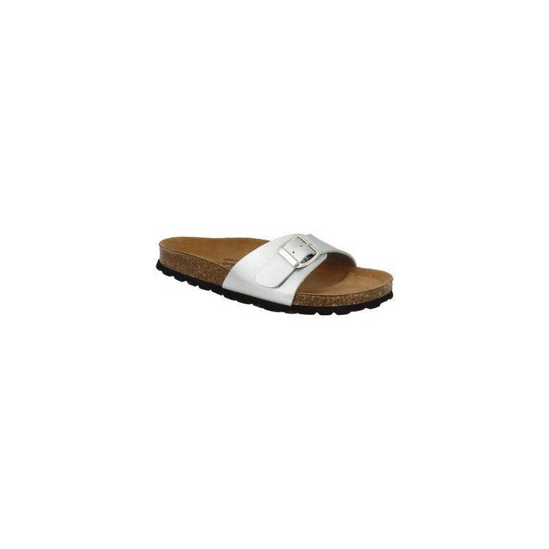 La Maison De L'espadrille  Sandalen MADRID Maison de l'Espadrille -2 ARGENT / BOUCLE ARGENT 3505