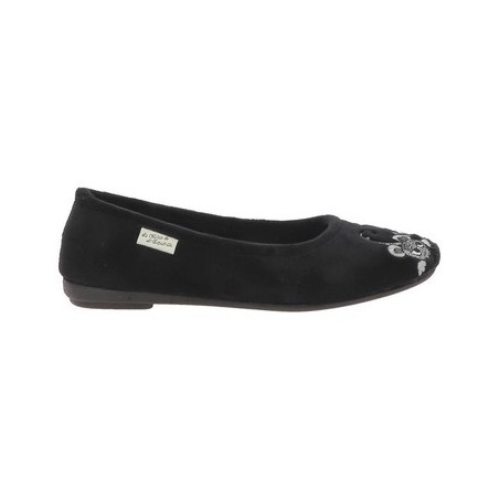 La Maison De L'espadrille  Hausschuhe SOURIS Maison de l'Espadrille NOIR 6042