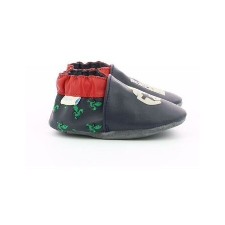 Robeez  Pantoffeln Kinder SAVETHECASTLE  10 - MARINE 822780