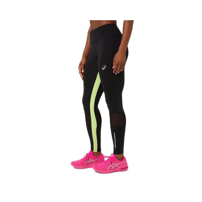 Asics Asics Lite Show Tight Damen Performance Black Lime Green Outdoorschuh