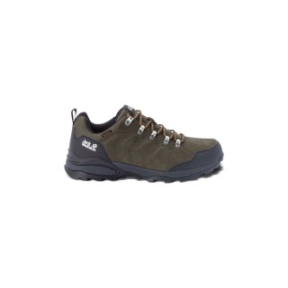 Jack Wolfskin Refugio Texapore Low Men Wasserdichte Wanderschuhe Herren 39.5 miscellaneous Khaki / Phantom