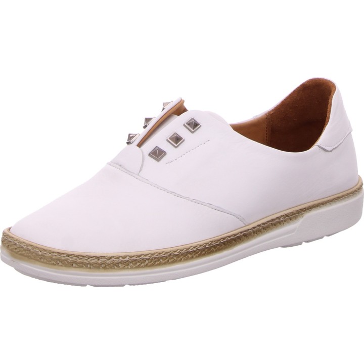 Freizeit Schnürer weiss Halbschuhe weiß 41