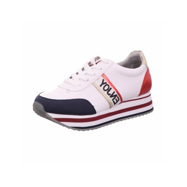 Jane Klain SchnUErhalbschuh sportlich/Sne blau 36