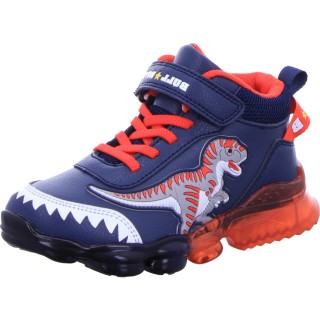 Jungen Halbschuhe blau Allosauro 29