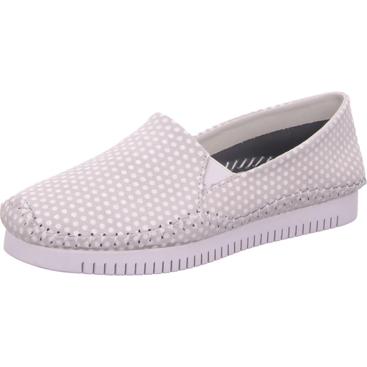 Freizeit Schnürer grau Schlupfschuh hellgrau 40