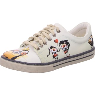 Freizeit Schnürer weiss HUND IM KARTON 38