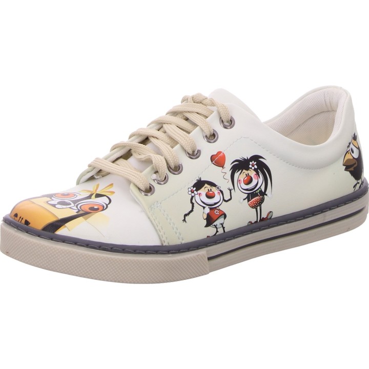 Freizeit Schnürer weiss HUND IM KARTON 38