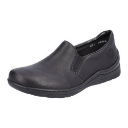 Rieker Slipper Alltagsschuh, Schlupfschuh, Freizeitschuh mit beidseitigem Stretch