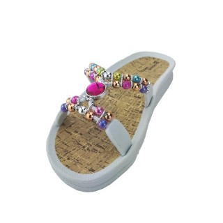 Linea Scarpa Linea Scarpa Syros modische Badeschuhe Pantoletten mit Fußbett Damen Schlappen