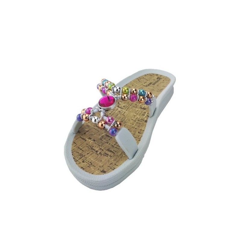 Linea Scarpa Linea Scarpa Syros modische Badeschuhe Pantoletten mit Fußbett Damen Schlappen