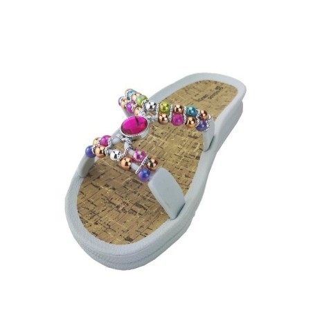 Linea Scarpa Linea Scarpa Syros modische Badeschuhe Pantoletten mit Fußbett Damen Schlappen