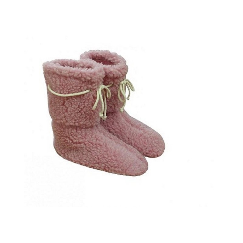 Welt der Träume Merino Warme, Bequeme Hausschuhe Wolle Hüttenschuhe aus Schafwolle Plüsch Hausschuhe