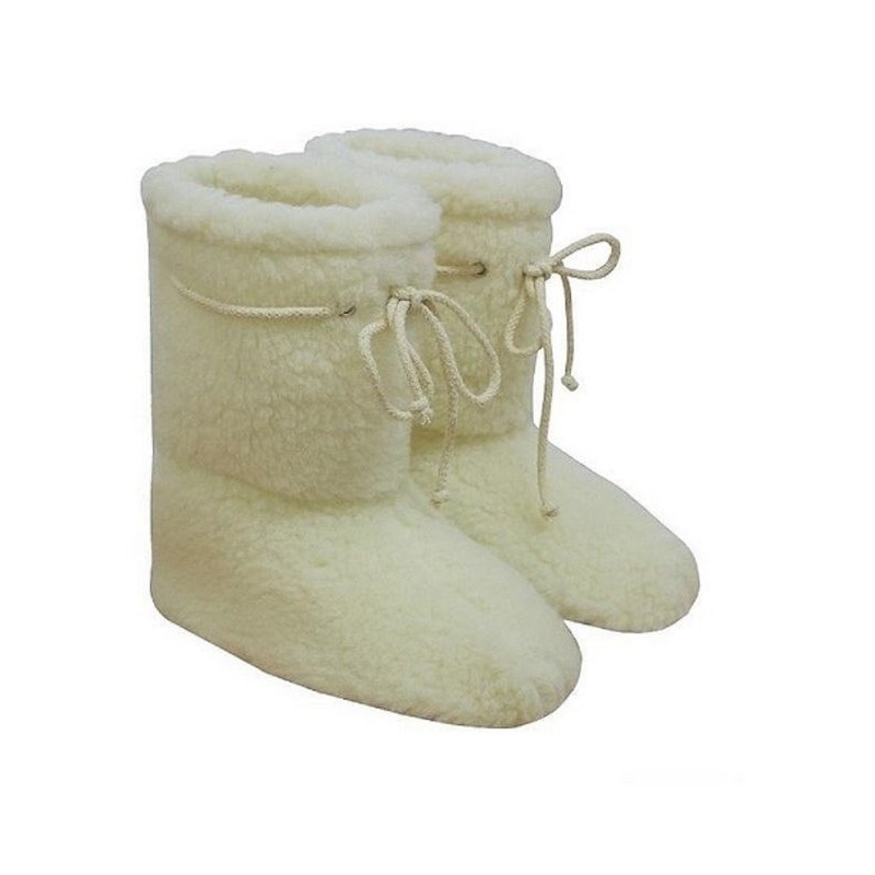 Welt der Träume Merino Warme, Bequeme Hausschuhe Wolle Hüttenschuhe aus Schafwolle Plüsch Hausschuhe