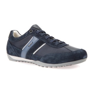Geox Sneaker "U WELLS C", Casual Schuh, Schnürschuh mit Logoverzierung