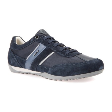 Geox Sneaker "U WELLS C", Casual Schuh, Schnürschuh mit Logoverzierung