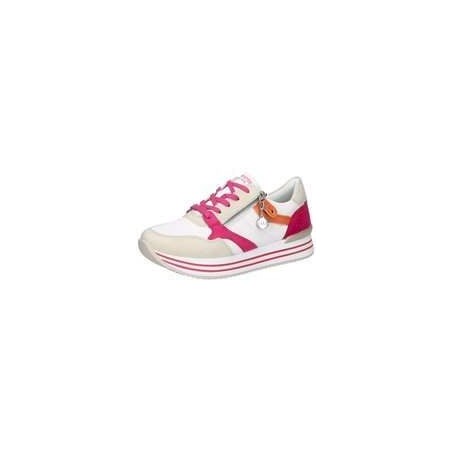 Remonte Plateau Sneaker Damen weiß|weiß