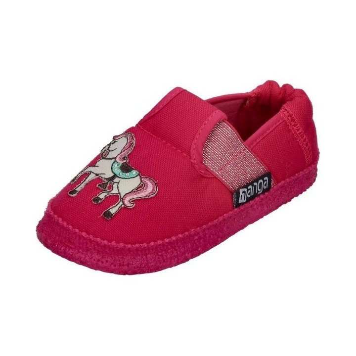 NANGA Zirkus Hausschuh Himbeere