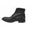Schnür-Stiefeletten schwarz 44