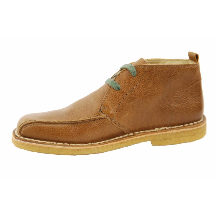 Grünbein Schnürschuh Holm Naturform lose Einlage, camel 42