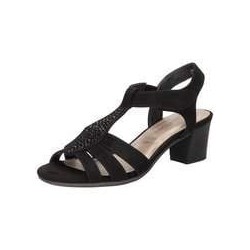 Via della Rosa Sandale Damen schwarz|schwarz|schwarz