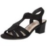 Via della Rosa Sandale Damen schwarz|schwarz|schwarz