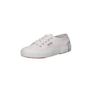Superga Big Rubber Patch Sneaker Damen weiß|weiß