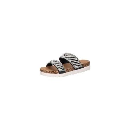 Claudia Ghizzani Pantolette Damen schwarz|schwarz
