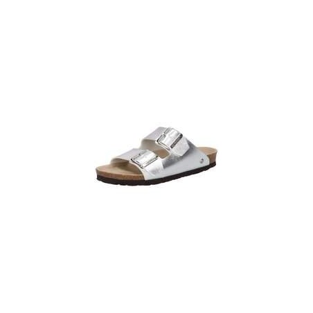 Genuins Honolulu Pantolette Damen silber|silber