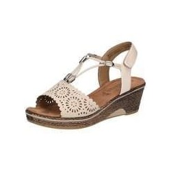 Puccetti Keilsandale Damen beige|beige|beige