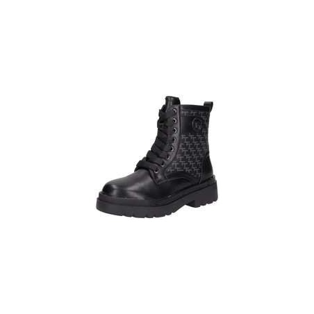 Tom Tailor Schnürstiefelette Damen schwarz|schwarz