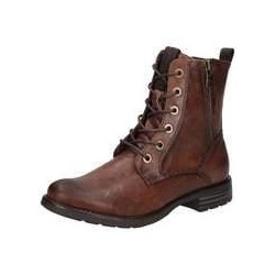 Tom Tailor Schnürstiefelette Damen braun|braun|braun