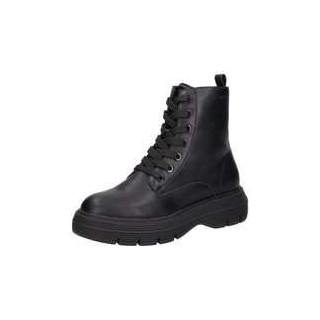 Tom Tailor Schnür Boots Damen schwarz|schwarz|schwarz