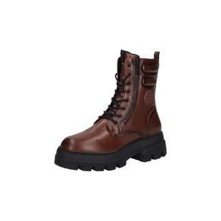 Tom Tailor Schnür Boots Damen braun|braun