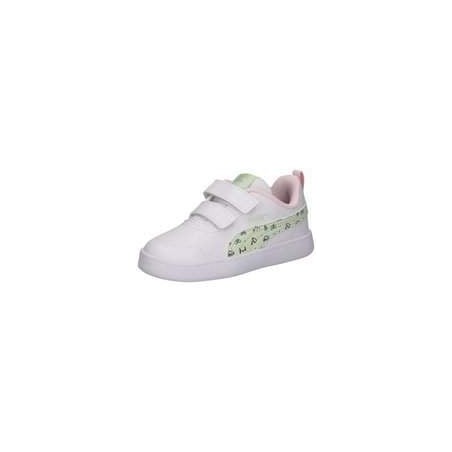 PUMA Courtflex v2 Woods V Inf Mädchen weiß|weiß|weiß|weiß|weiß|weiß