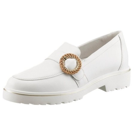 Remonte Loafer Chunky Slipper, Plateau Slipper mit moderner Flecht-Zierschnalle