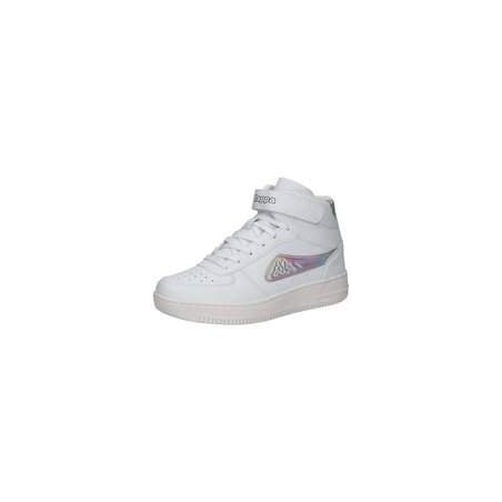 Kappa Style242610 Bash Mid Sneaker Damen weiß|weiß
