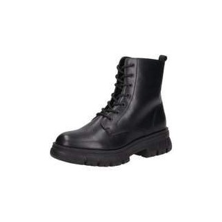Tom Tailor Schnür Boots Damen schwarz|schwarz