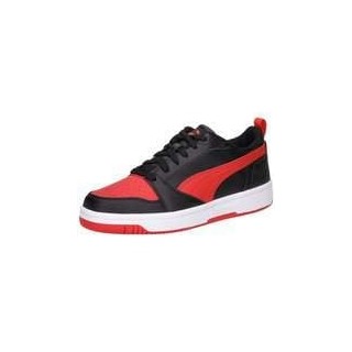 PUMA Rebound V6 Lo Jr Sneaker Mädchen|Jungen schwarz|schwarz|schwarz|schwarz