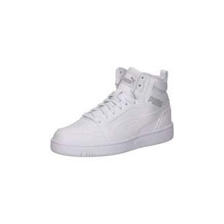 PUMA Rebound V6 Mid Jr Sneaker Mädchen|Jungen weiß|weiß|weiß|weiß|weiß