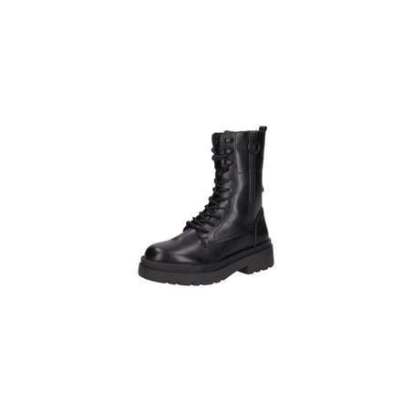 Tom Tailor Schnürstiefel Damen schwarz|schwarz|schwarz