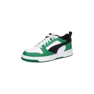 PUMA Rebound V6 Lo Jr Sneaker Mädchen|Jungen weiß|weiß|weiß|weiß