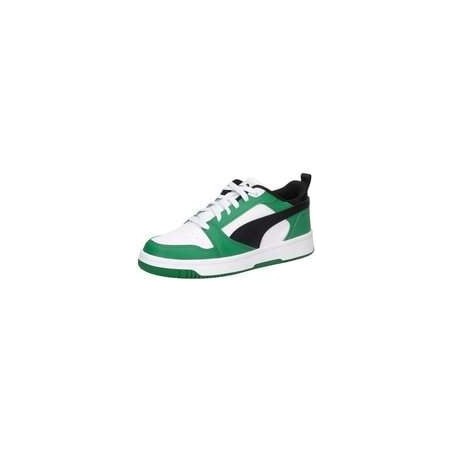PUMA Rebound V6 Lo Jr Sneaker Mädchen|Jungen weiß|weiß|weiß|weiß